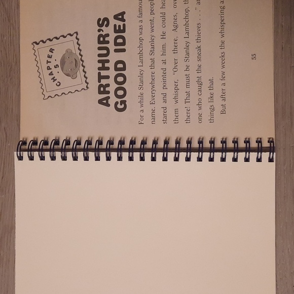 Secret Journal "Flat Stanley" Handmade journal 📚 - Picture 5 of 7